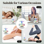 Aromatherapy Diffuser Humidifier Upgraded Colorful Raindrop Music Design 7-Color LED Night Light Large Capacity Quiet Operation for Bedroom