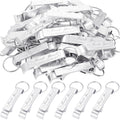 Bottle Opener Keychains Bulk 100 Pack – Aluminum Engraved Keychain Bottle Openers for Wedding Favors