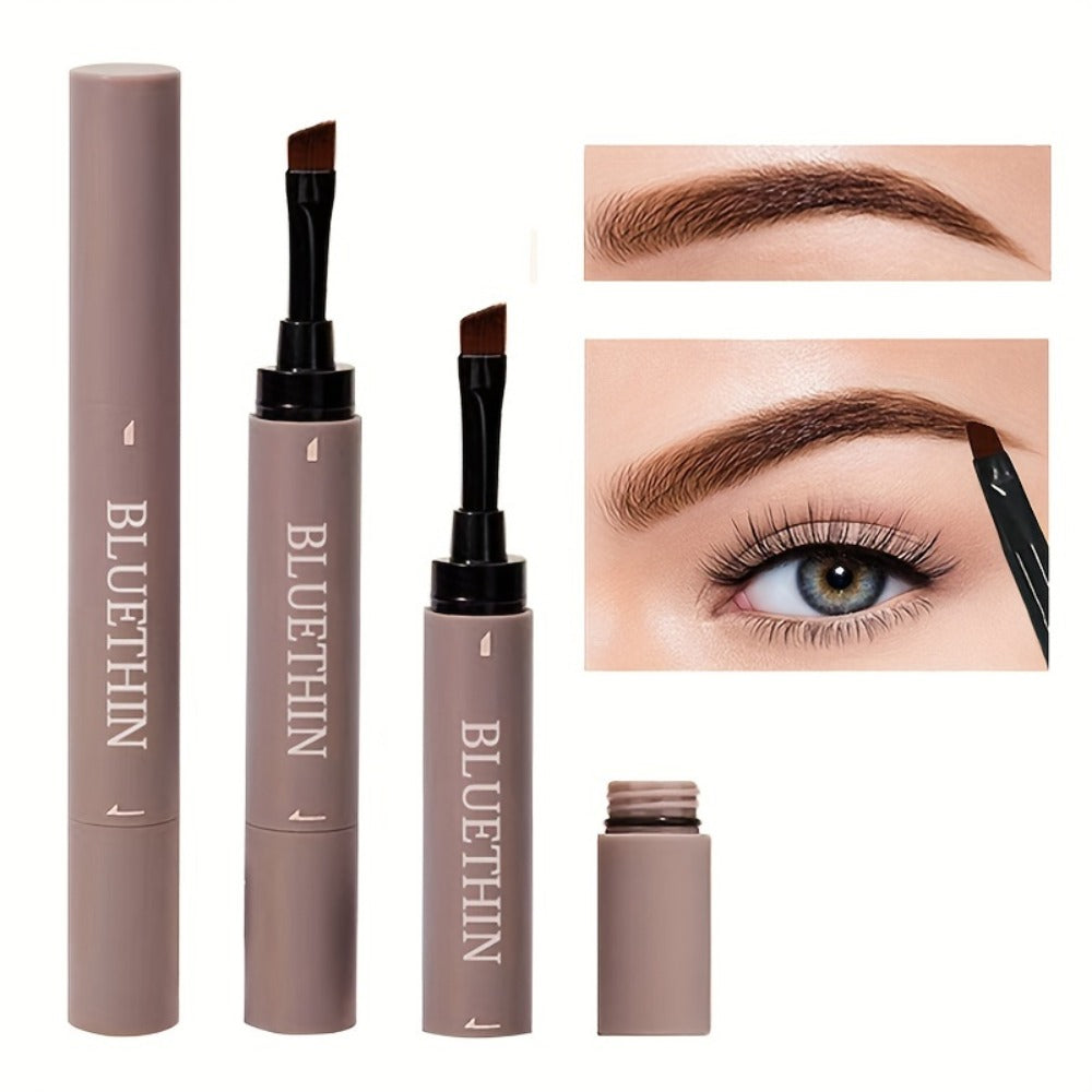 Waterproof Eyebrow Pencil Double-Ended Micro Precision Tip – Smudge-Proof Brow Definer, for Makeup, Travel and Everyday Vanity Use