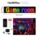 RGB LED Pixel Display Wall Art App Control USB Powered - Colorful Programmable Flexible Screen for an Everyday Personal Care Routine