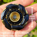 Metal Fidget Spinner Toy for Adults & Teens – Customizable Stress Relief Spinner with Hex Key, Screws & Metal Tube