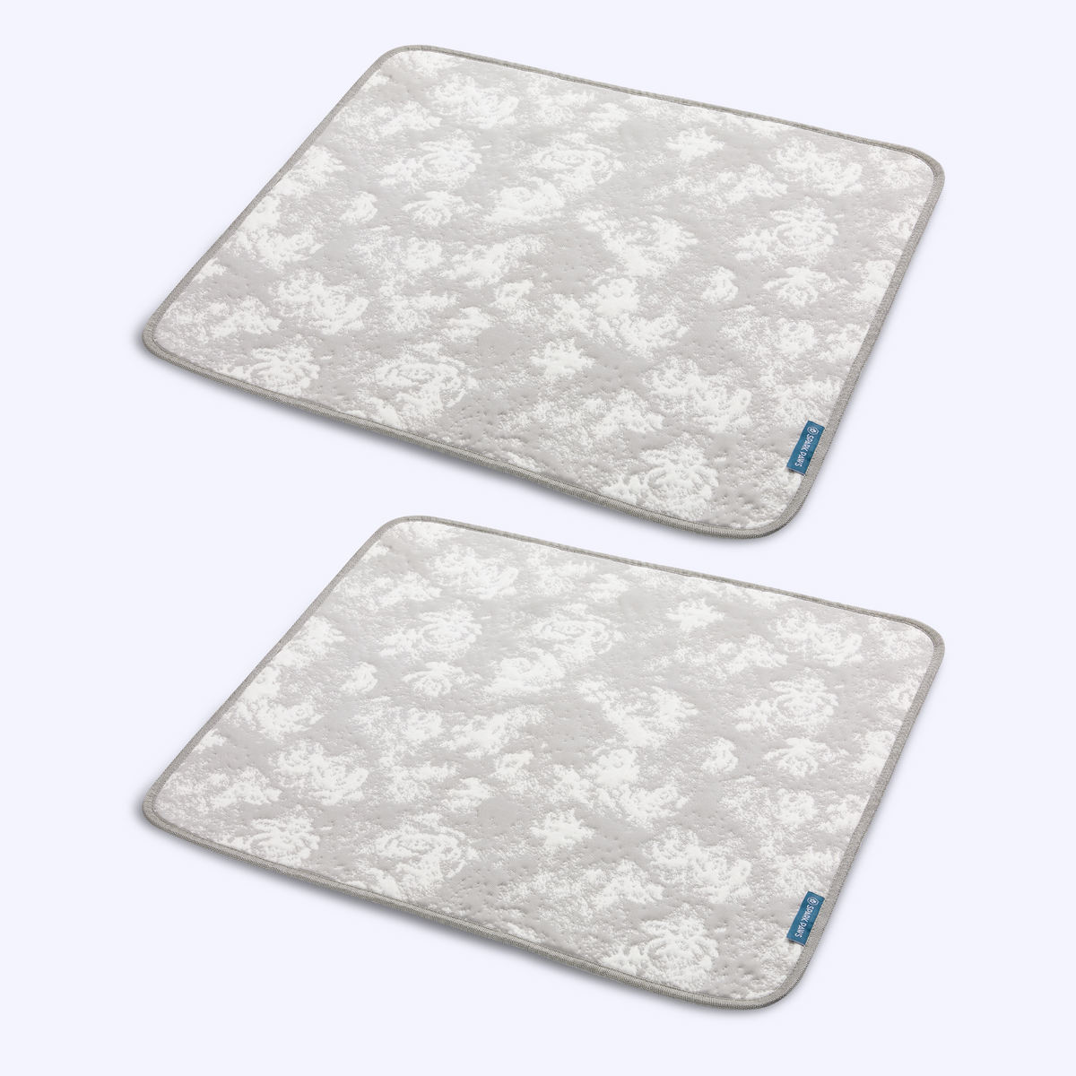 Two-Pack Cooling Dog Mats Clouds Grey / S
