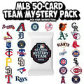 Sports Trading Cards, 50-Card MLB Team Mystery Pack with 30 Selectable Team Options for Team-Focused Collections