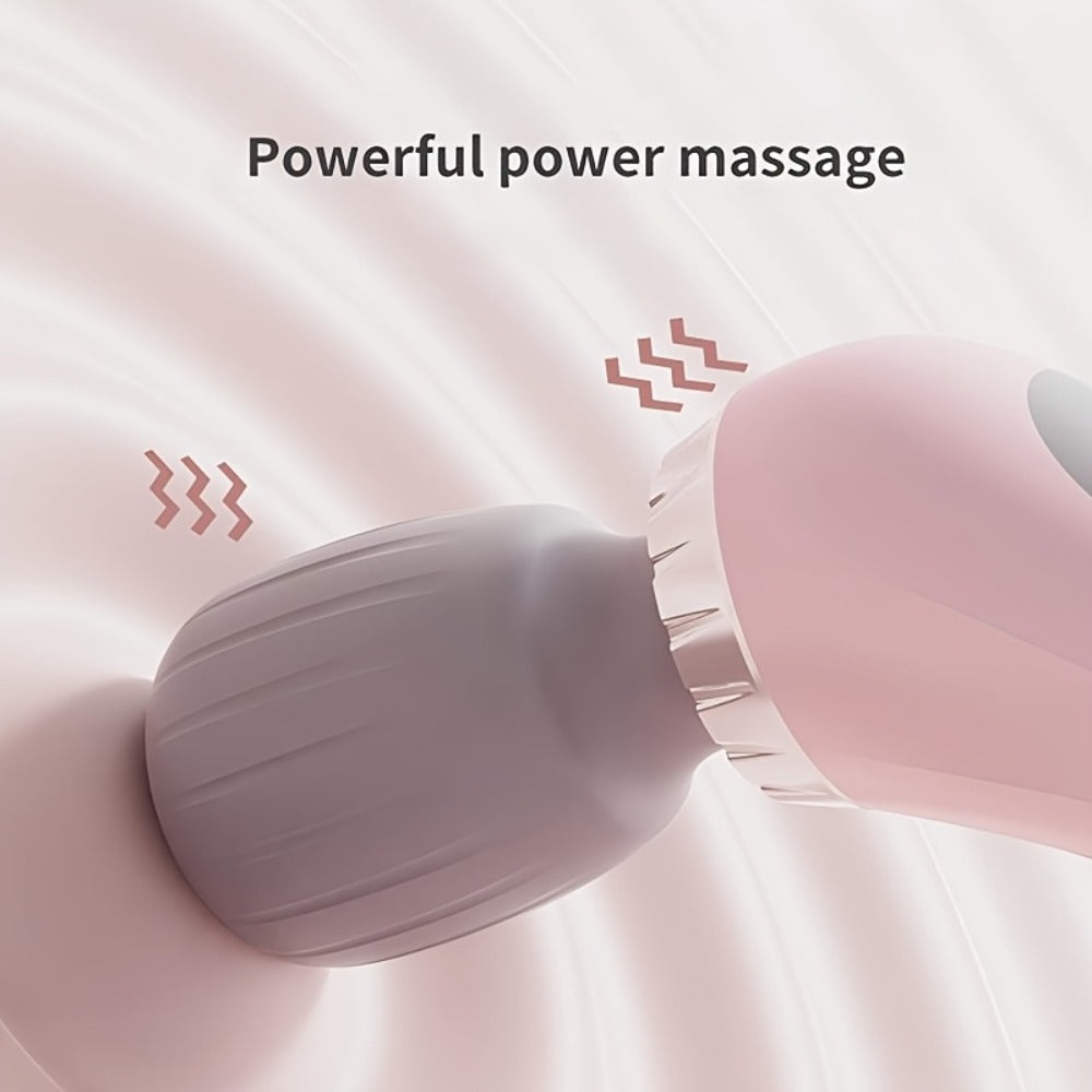 Handheld Massager for Neck Back & Legs, 5-Speed USB Rechargeable Portable Body Massager with Long Battery Life