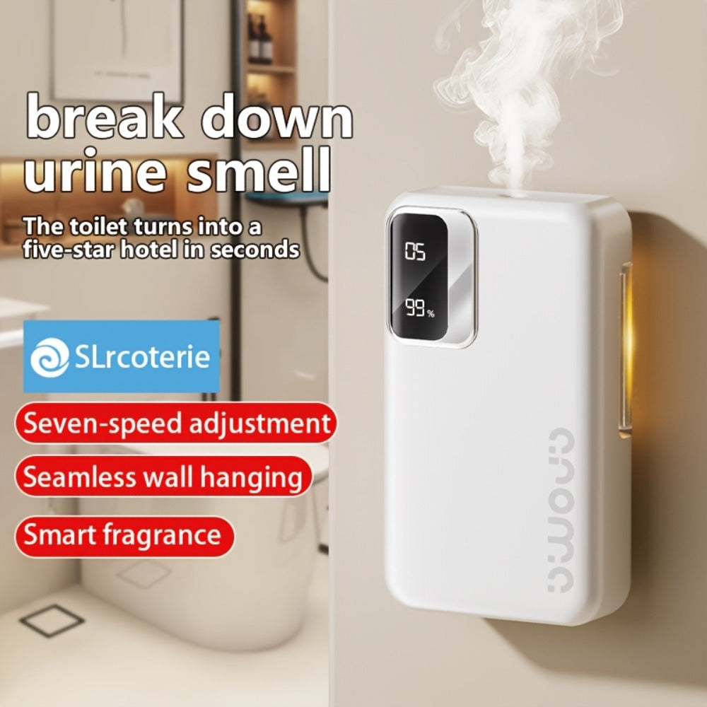 Aromatherapy Diffuser Smart Digital, 1800mAh 7-Speed Sonic Essential Oil Diffuser Humidifier with USB Charging