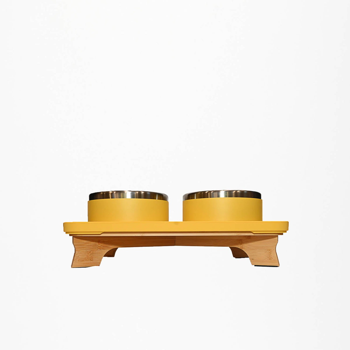 Elevated Pet Slow Feeder and Bowl Set Canary (Yellow) / Small (1-2 Cups) / 3 inches