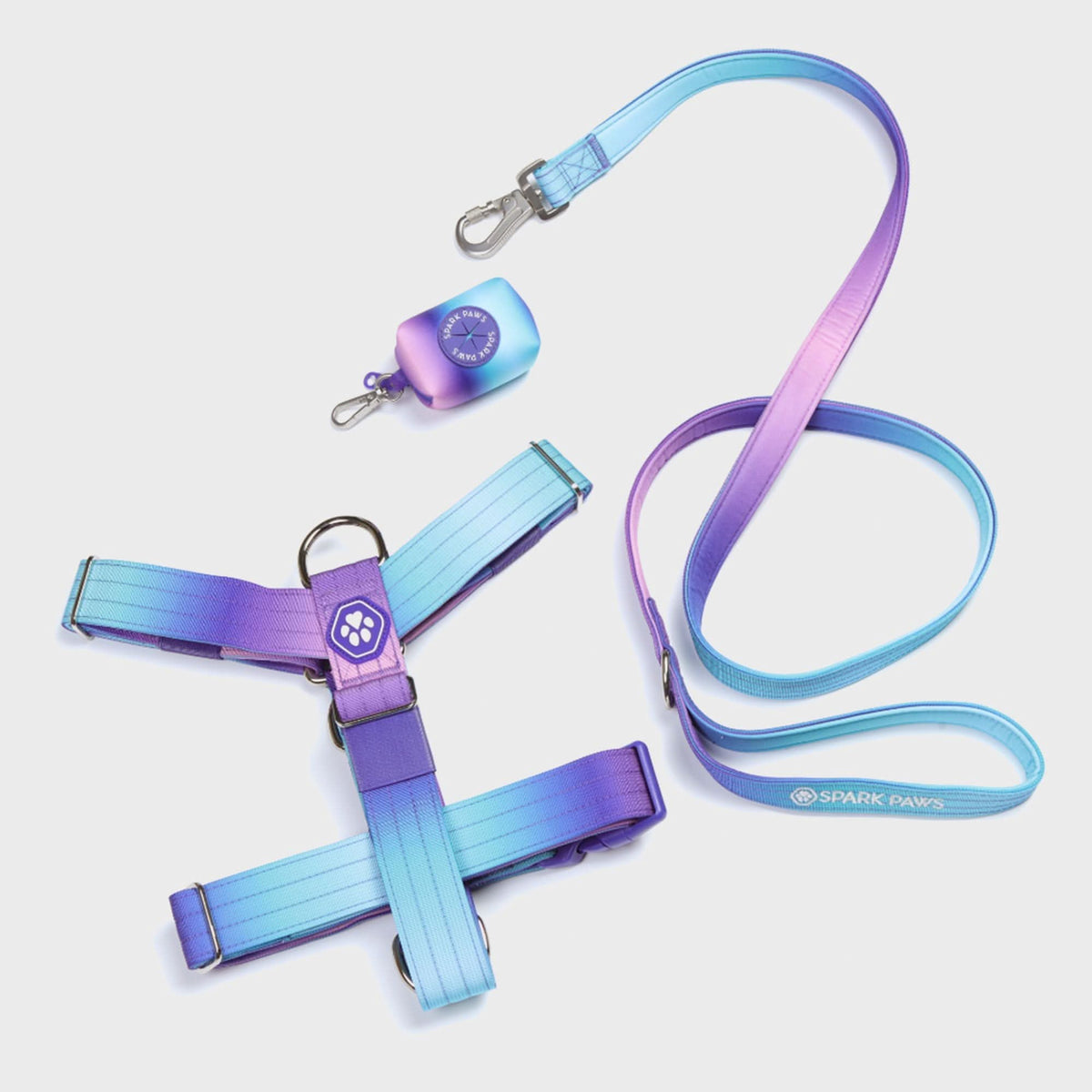 No-Pull Dog Harness Walking Set 90s Retro Harness / Size 3
