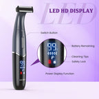 Women's Electric Bikini Trimmer Body Shaver Cordless Razor Replaceable Heads Facial Hair Eyebrow Nose Ear Hair Removal Sensitive Skin