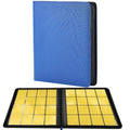 Trading Card Binder Ringless 16 Pocket – Double-Sided Side-Loading Zipper Card Album for Pokemon MTG TCG Sports Cards K-pop Photocards Large
