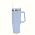 Insulated Water Bottle, 40oz Stainless Steel Drink Container with Lid, Straw and Six Color Choices
