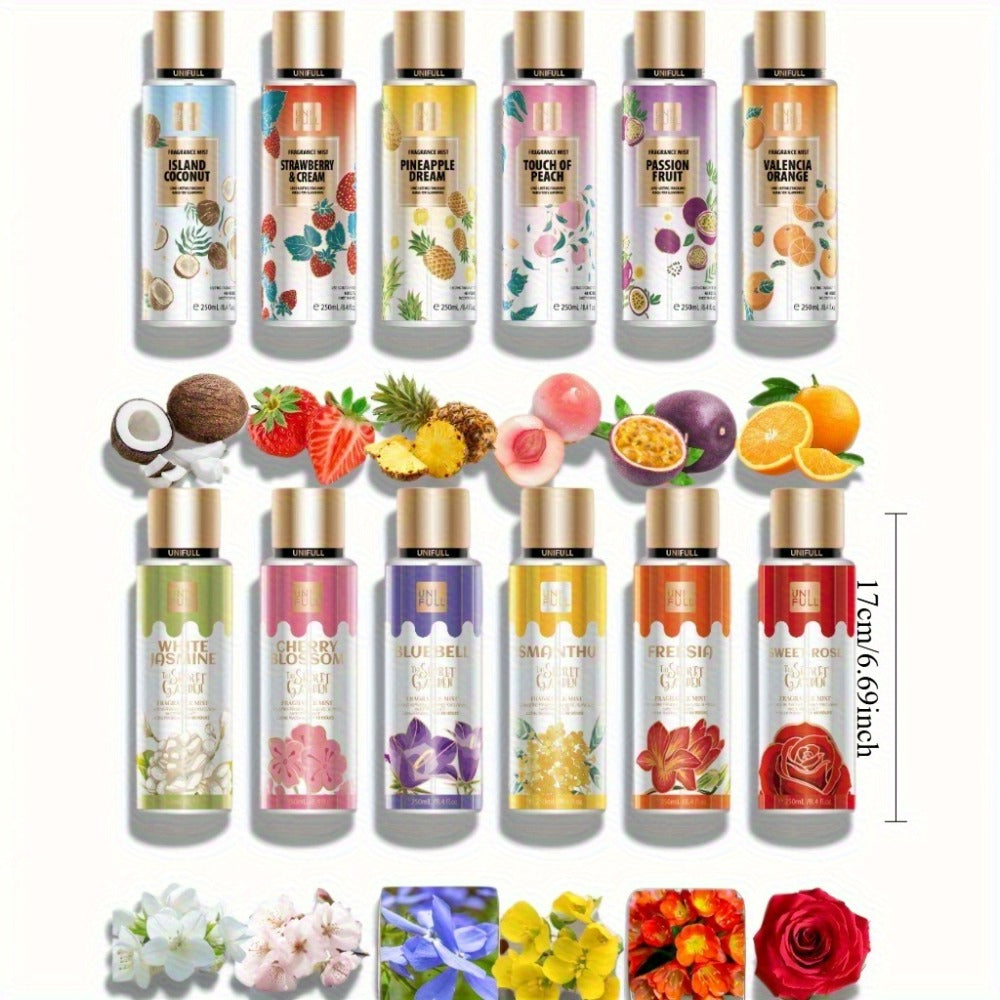 Body & Hair Fragrance Mist for Women – Floral Fresh Eau de Parfum Spray 8 oz | Long Lasting Light Scent for Daily Wear