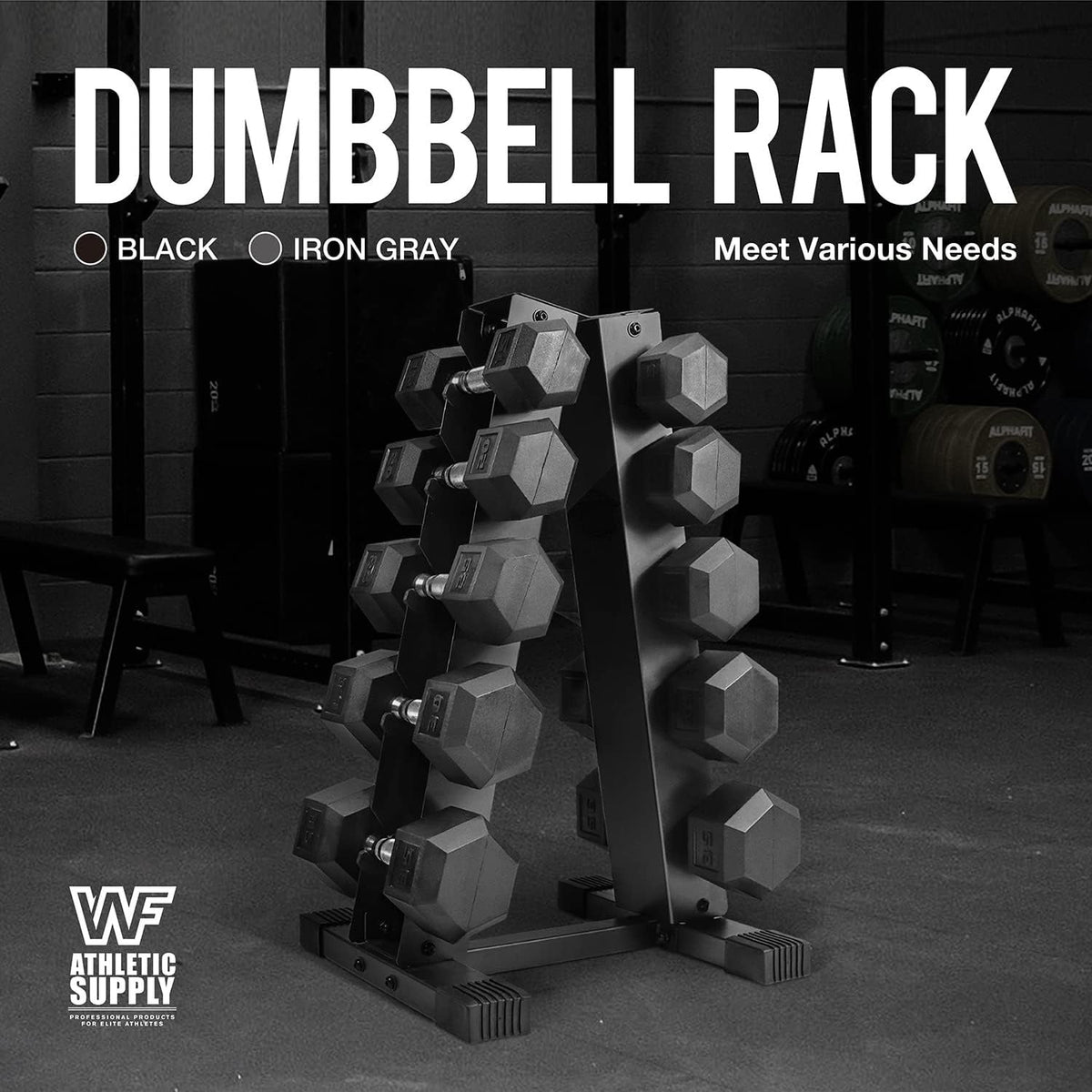 Dumbbell Rack A-Frame 5-Tier Heavy Duty Weight Storage Stand – Space-Saving Vertical Dumbbell Holder for Home Gym