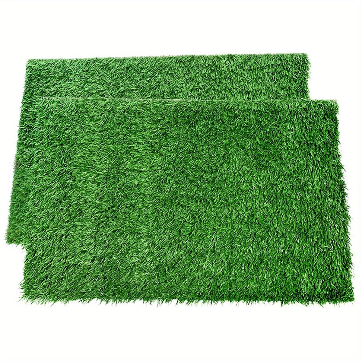 Dog Potty Training Grass Mat – 2 Pack Washable Artificial Turf Pad with Odor Control & Drainage, Reusable Indoor Outdoor Pet Pee Mat