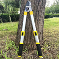 Telescoping Pruning Shears with Long Stretchable Handle – Bypass Lopper for Thick Branches & Daily Tree Pruning