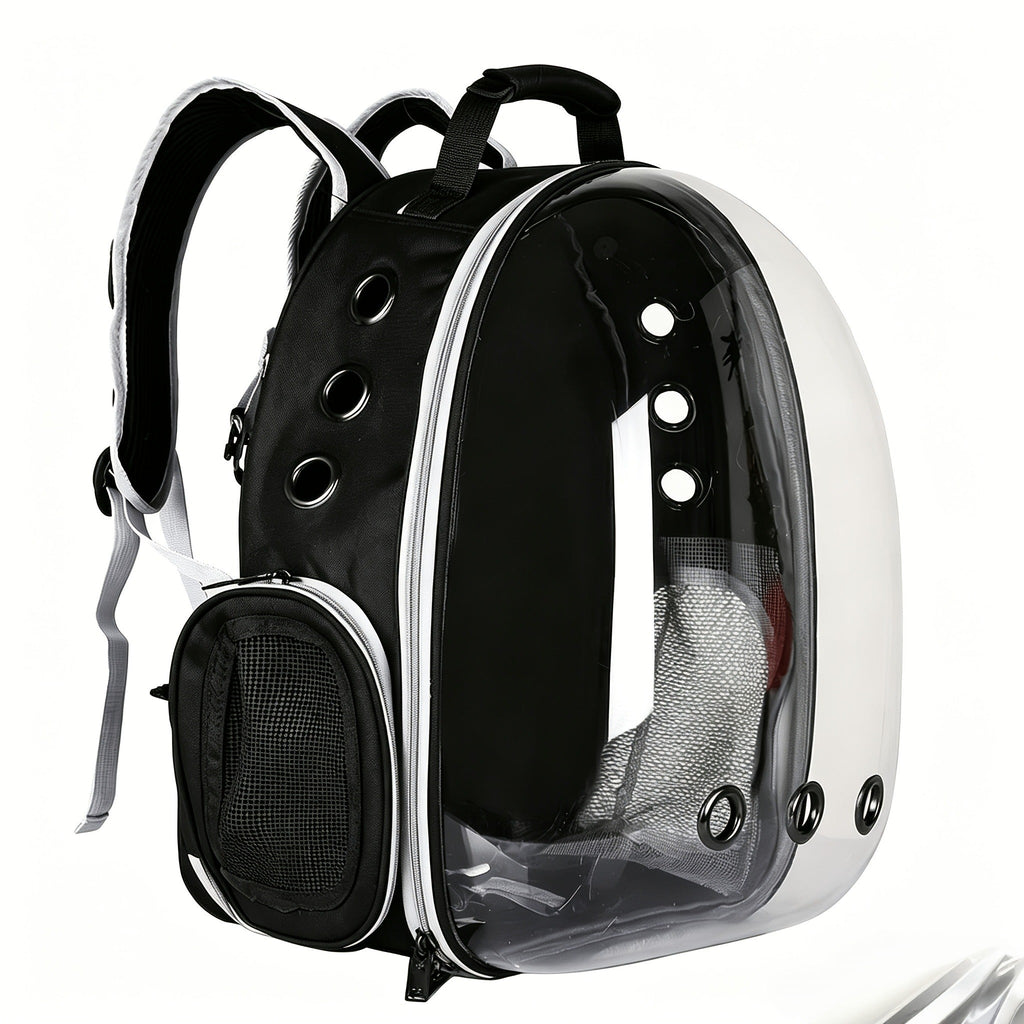 Space Capsule Pet Backpack Carrier for Cats & Small Dogs – Portable Double Shoulder Bag with Bubble Window