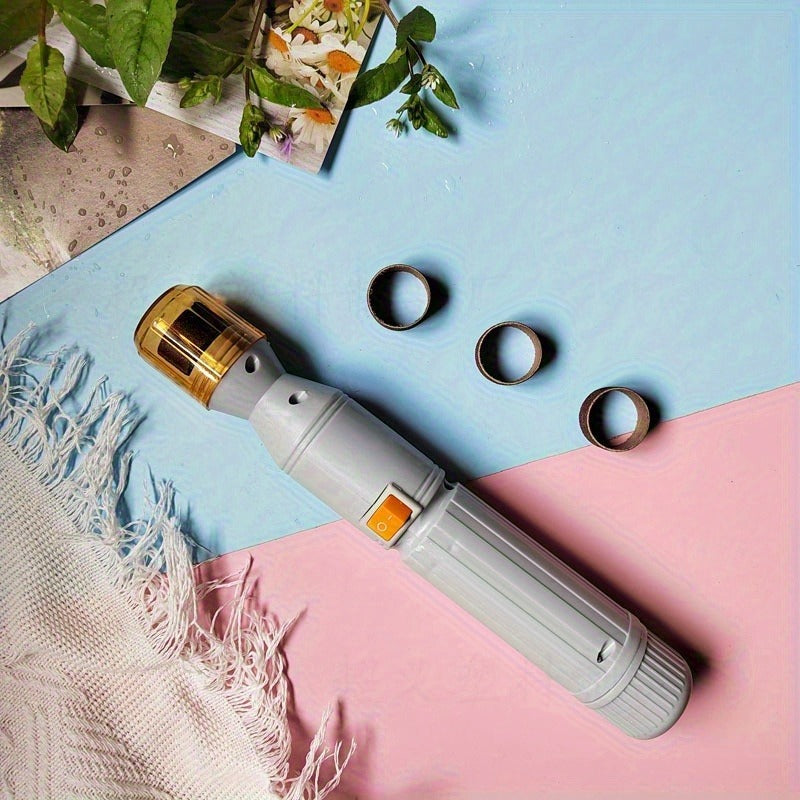 Pet Nail Grinder Silent & Painless – Manual No-Battery Dog & Cat Nail Trimmer, Quiet Claw Grinding & Polishing Tool for Professional Home