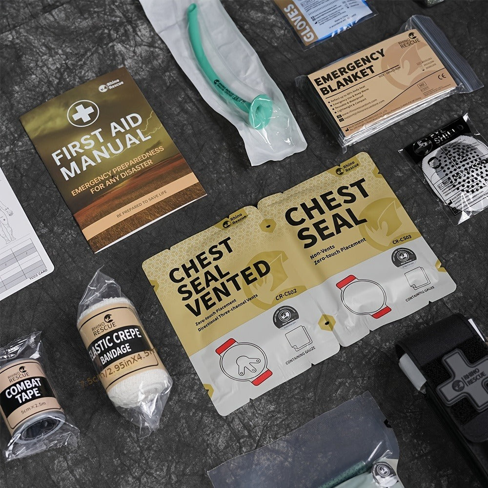 Tactical IFAK Waist Bag EDC First Aid Kit Pouch – 8-Piece Emergency Trauma Kit with Bandage, Gauze & Tourniquet for Outdoor