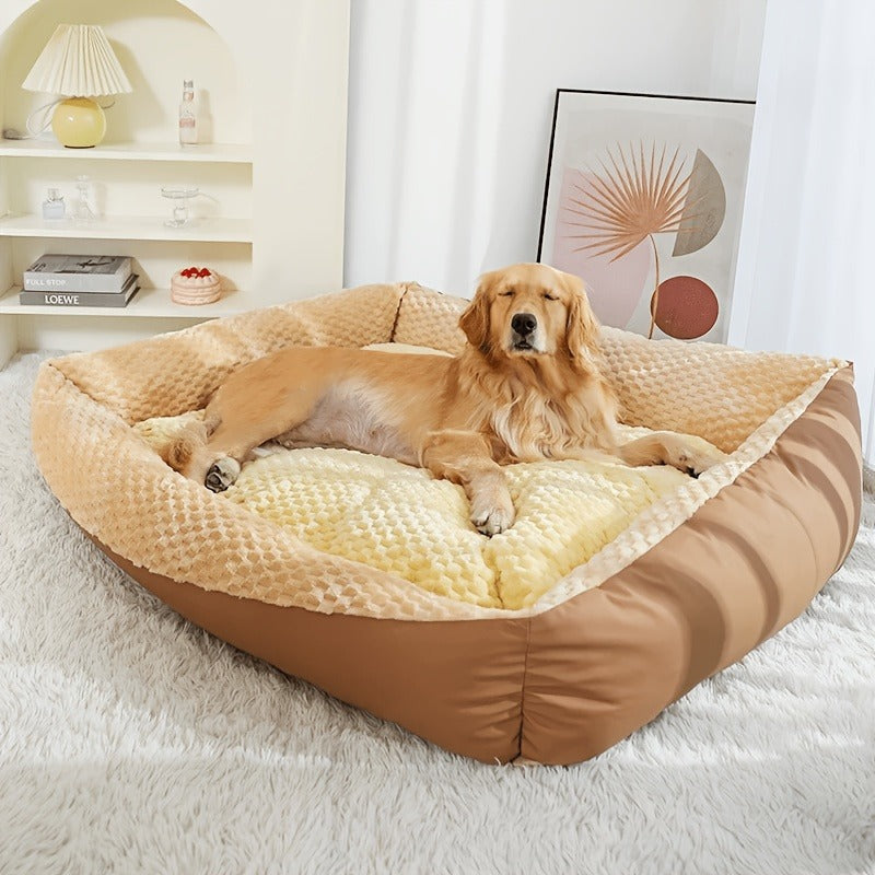 Orthopedic Dog Bed Luxury Extra Large Fluffy Winter Warm Pet Couch, Cat Sofa Kennel Cushion Pad for Small Medium Large Dogs Cats up