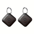 Round Bluetooth Item Finder in One-, Two- or Four-Pack Black Options with 1.43-Inch Case and Key Ring
