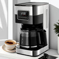 Programmable Drip Coffee Maker 10-Cup Touchscreen Pause and Serve Stainless Steel Carafe for Home Cooking, Dining and Outdoor Meals
