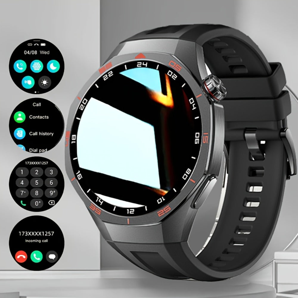 Smart Watch Hexagonal-Bezel 1.83-Inch Display with Wireless Calling, Custom Faces and Four Styles