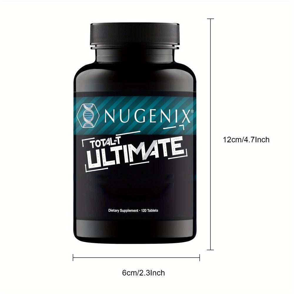Natural Testosterone Booster for Men, Total-T Ultimate with D-Aspartic Acid, Horny Goat Weed, Tribulus