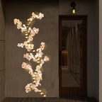 Cherry Blossom Fairy Light Garland 100 LED USB Powered, 180cm Artificial Flower String Lights for Wedding