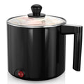 Electric Hot Pot 1.5L Non-Stick Saucepan, Portable Mini Electric Cooker for Noodles, Pasta, Eggs