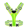 Reflective Running Vest with 3 LED Lighting Modes – High Visibility Safety Vest for Night Running, Walking & Cycling