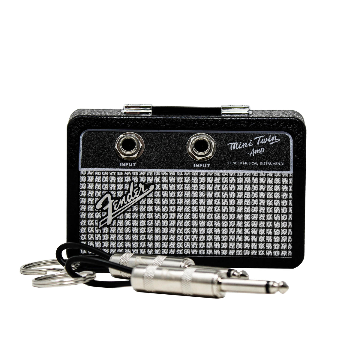 Fender Jack Rack Mini Guitar Amp Key Holder by Pluginz Licensed Wall Mount Keychain Rack for Entryways, Bedrooms and Living Spaces