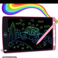 8.2-Inch LCD Writing Tablet with Stylus and Pink or Blue Checkout Color Options for Drawing and Notes