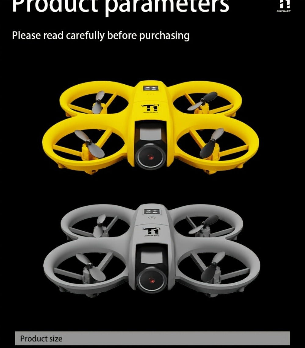 4K RC Airplane Auto Hover Dual Batteries Optical Flow WiFi FPV Camera One-Key Return Roll Anti-Shock Anti-Collision