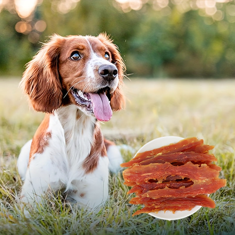Dog Treats BLACK DUCK Chicken or Duck Jerky in 200g and 400g Package Options for Reward Use
