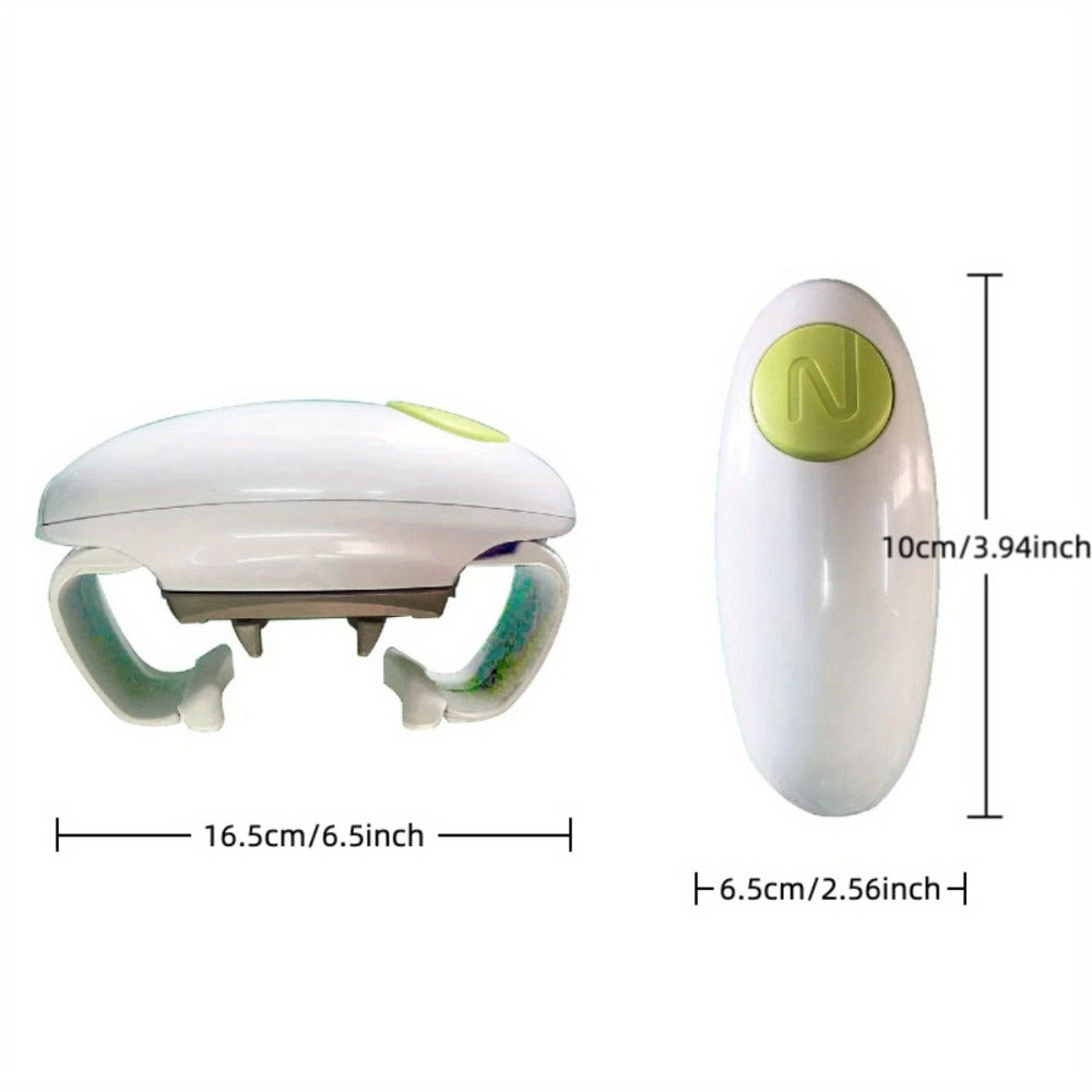 Electric Jar Opener & Bottle Opener, One-Touch Lid Opener for Arthritic Hands, Seniors & Weak Grip