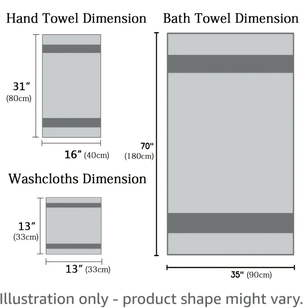 Bath Towel Set 20 Piece 100% Microfiber Absorbent Quick Dry Soft Extra Large Bath Sheets 8 Bath Towels 12 Washcloths Home Bathroom Spa Gift