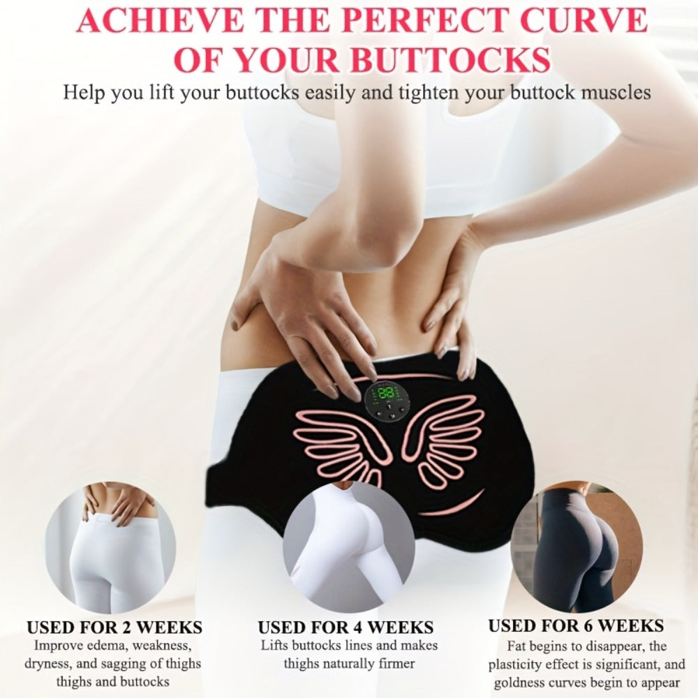 EMS Hip Trainer & Butt Stimulator with Remote Control, Rechargeable Electric Peach Butt Shaper for Women
