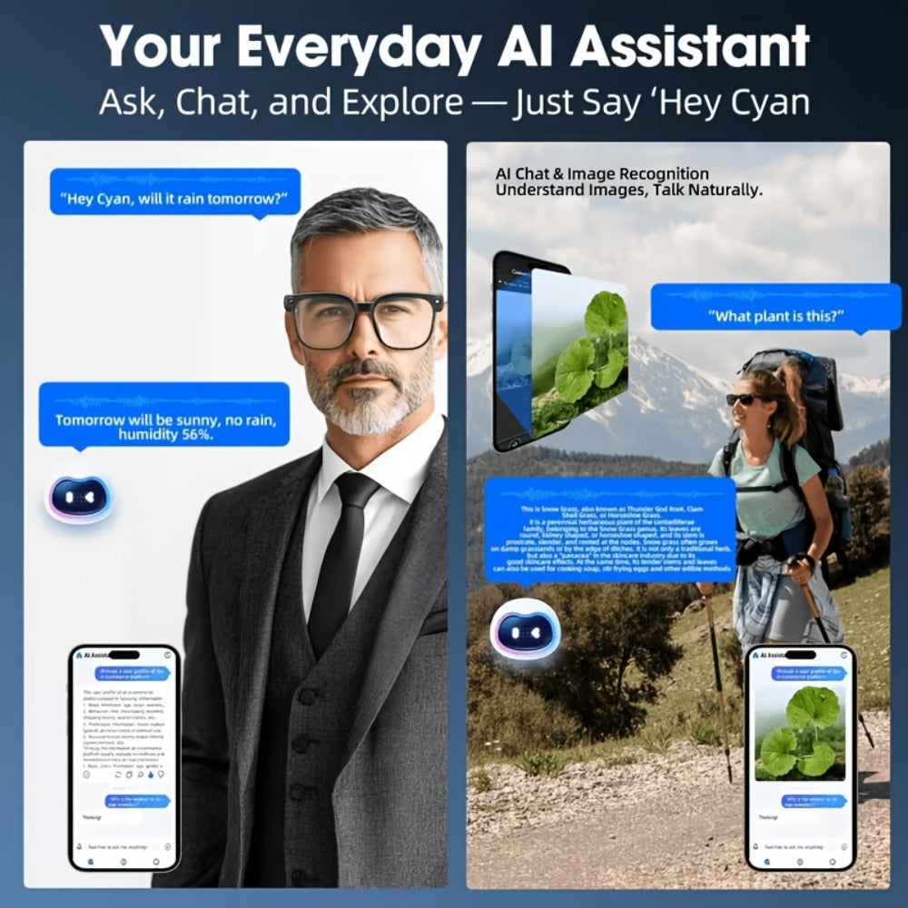 Smart Glasses Camera and Camera-Free Eyewear with Photochromic, Transparent and Black Lens Options