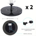 Solar Fountain Pump for Garden, Patio and Yard Use, with the Listed Configuration, for Everyday Use and Organized Storage