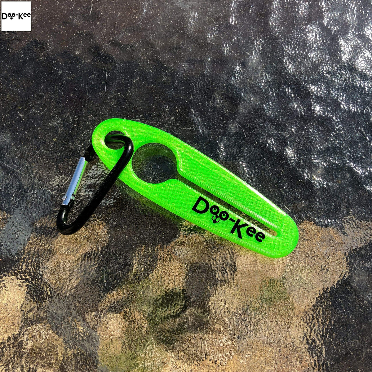 Hands Free Dog Waste Bag Holder, Lime Green