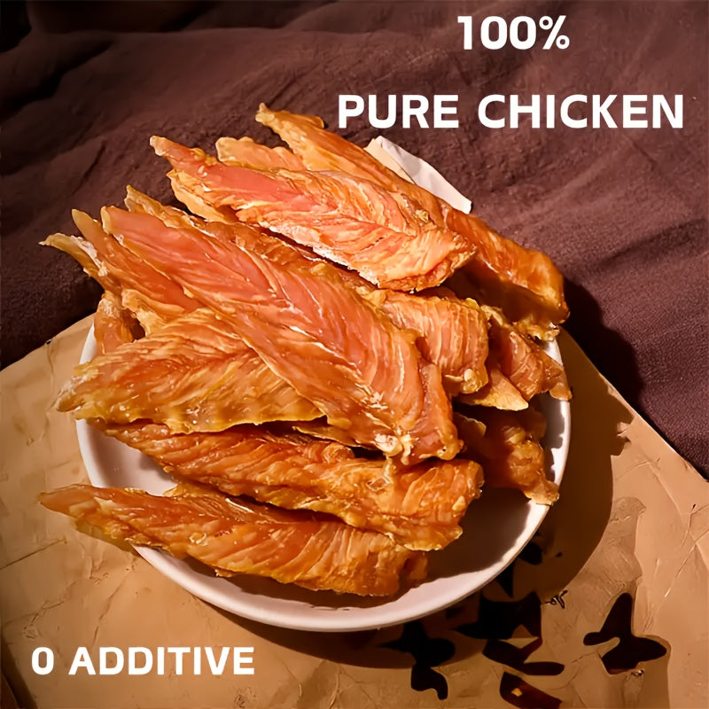 Dog Treats BLACK DUCK Chicken Jerky with Four Retained Count and Weight-Labeled Package Options for Reward Use