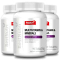 Multivitamin & Minerals All-in-One Daily Supplement for Skin, Hair & Nails, Bone Strength & Immune Support