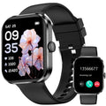 Smartwatch with Bluetooth Calling 1.91" AMOLED HD Touch Screen, Voice Assistant, Music Playback, Built-in Mic & Speaker, Multi-Sport