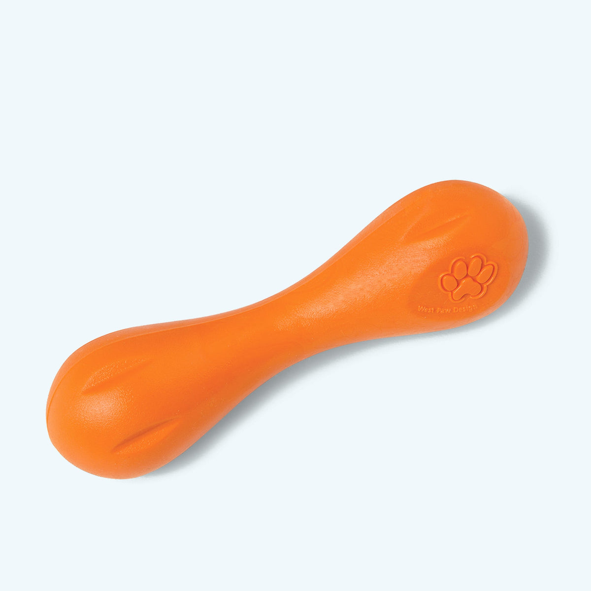 Floatable Bone-Shaped Dog Chew Toy, S / Tangerine