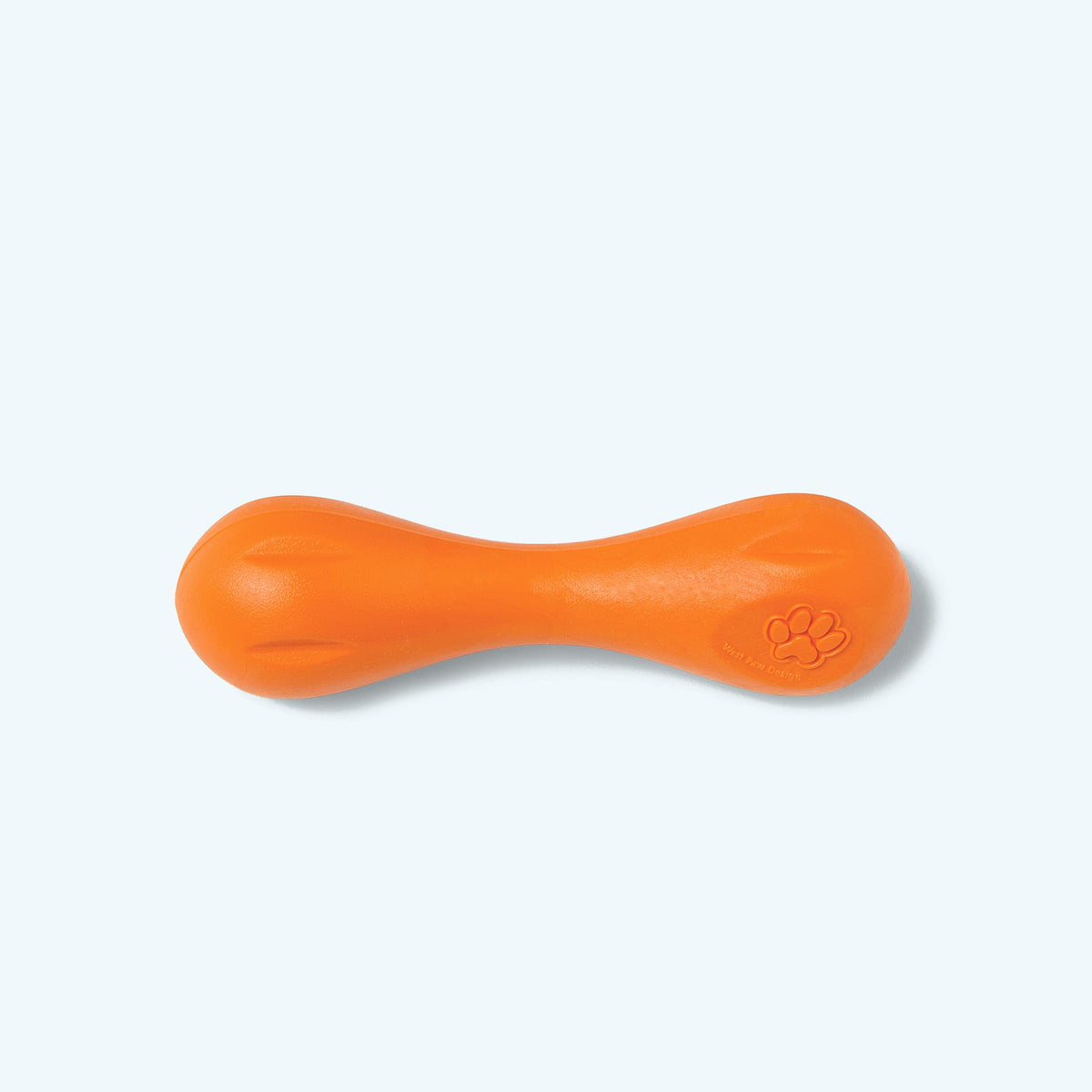 Floatable Bone-Shaped Dog Chew Toy, XS / Tangerine