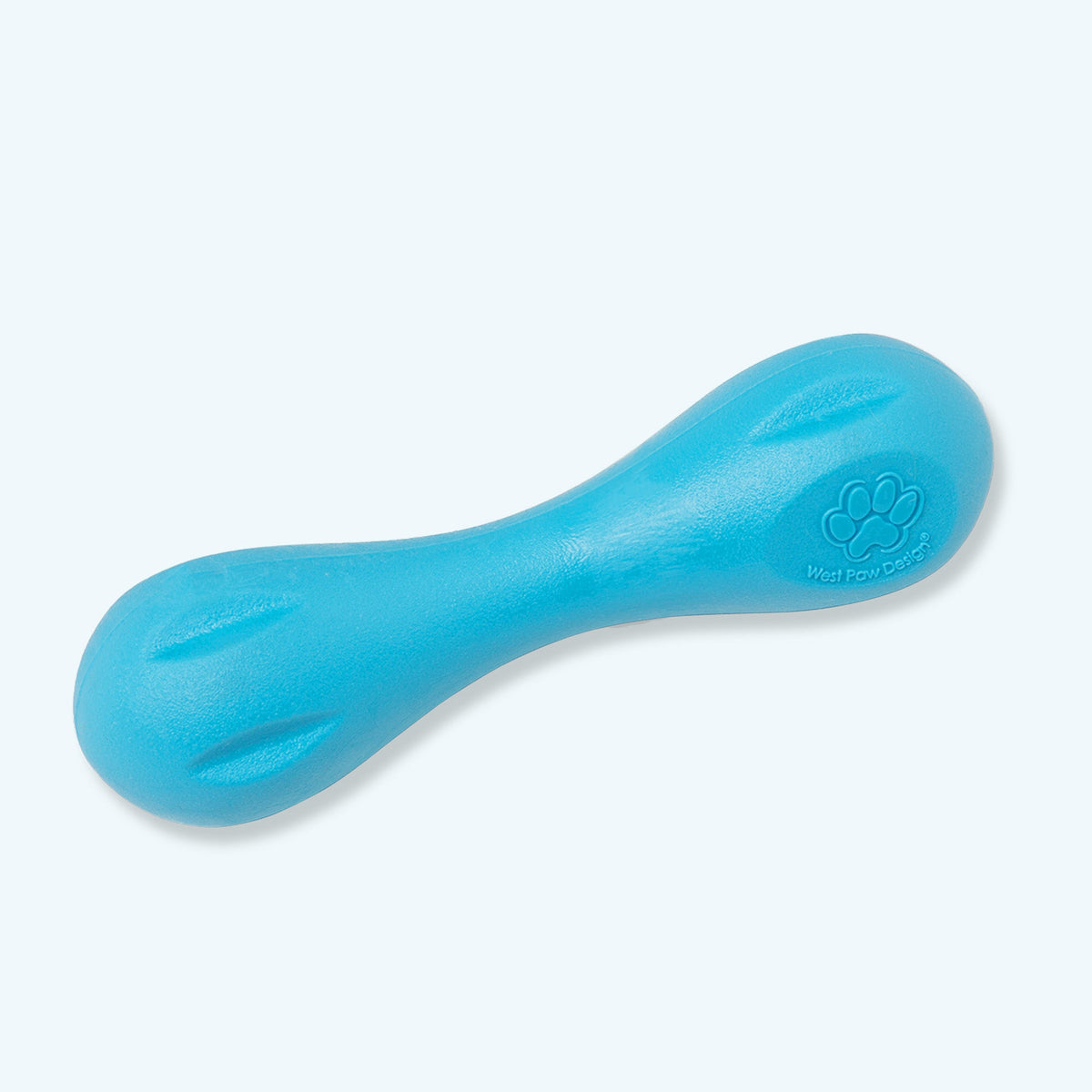 Floatable Bone-Shaped Dog Chew Toy, S / Aqua Blue