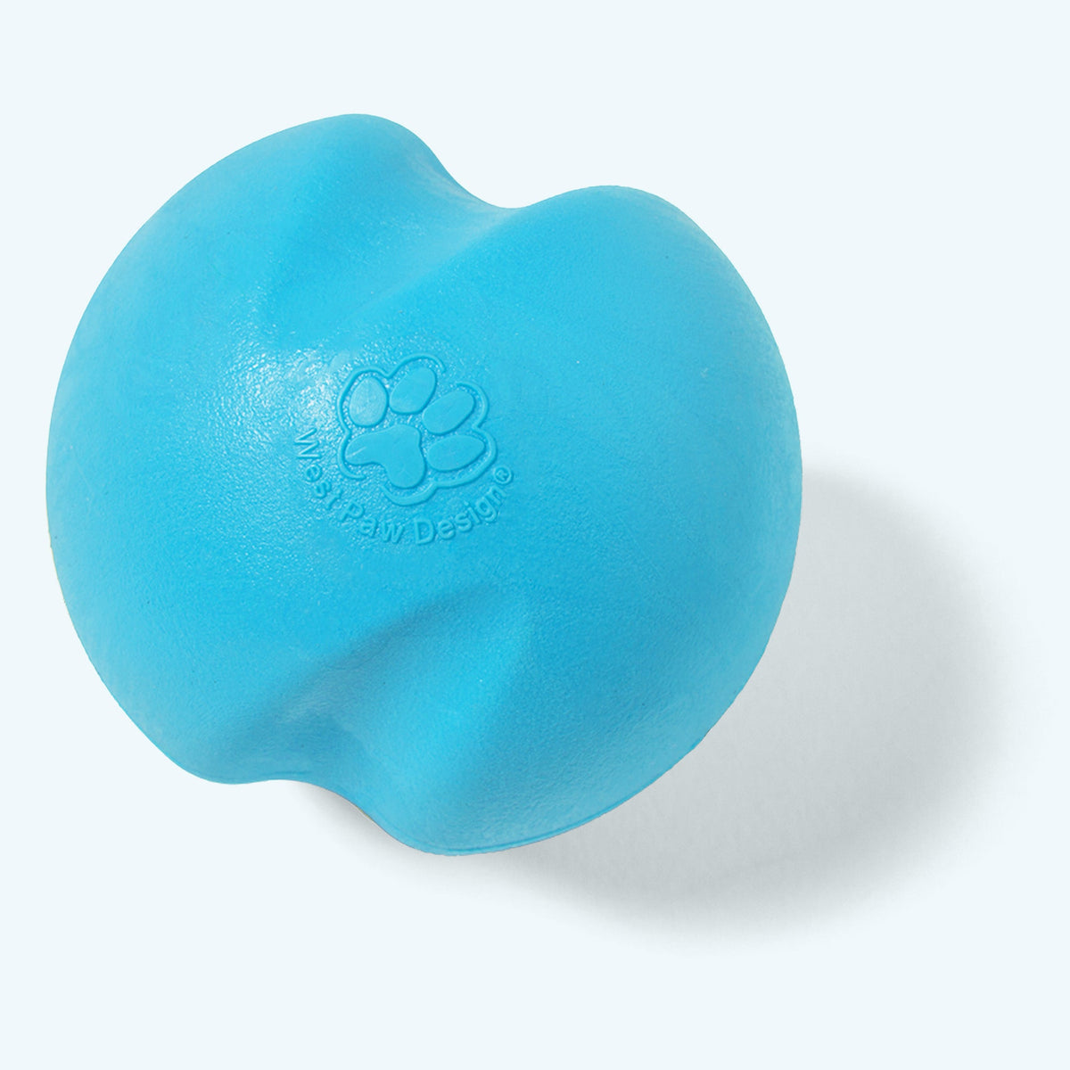 Erratic-Bounce Dog Fetch Ball, S / Aqua Blue