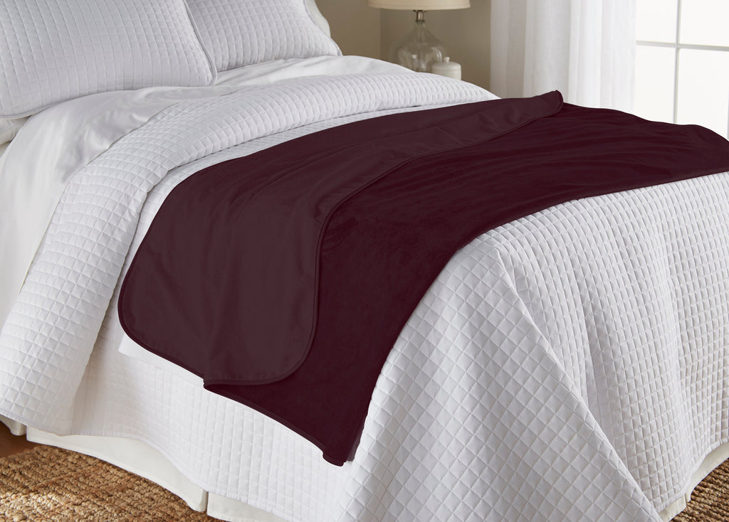 Silky Waterproof Pet Protection Throw, Merlot / Large (70 x 90)