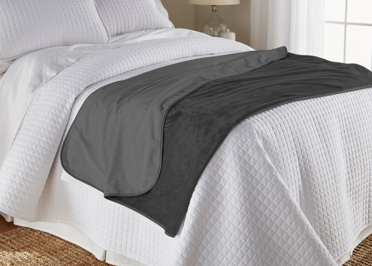 Silky Waterproof Pet Protection Throw, Black/Charcoal / Large (70 x 90)