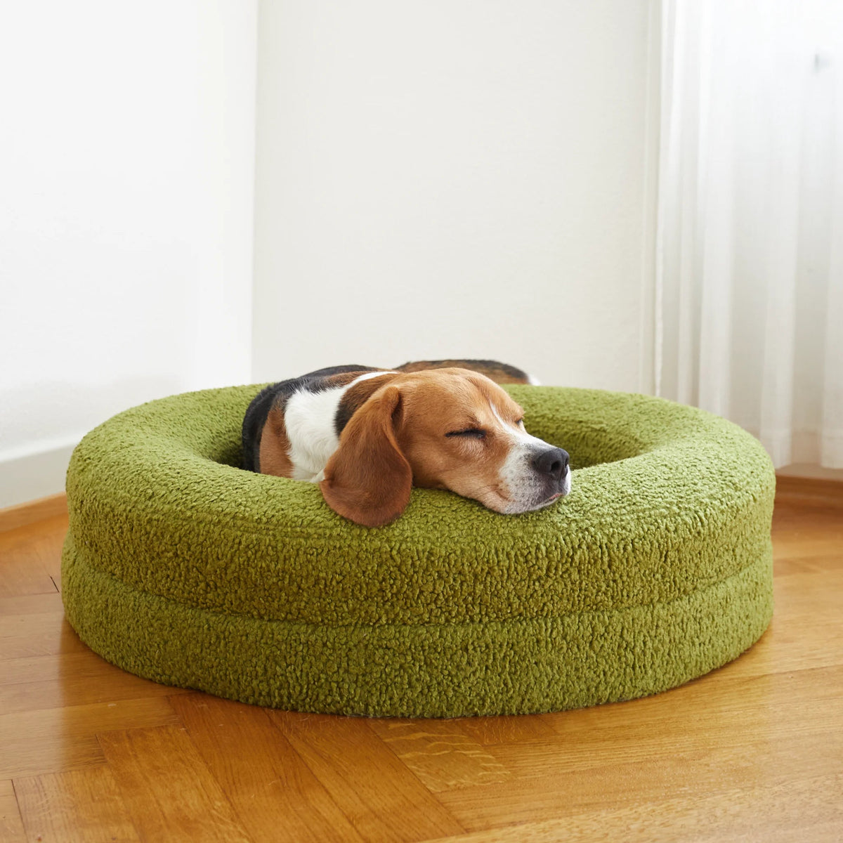 Round Orthopaedic Dog Bed Matcha / M