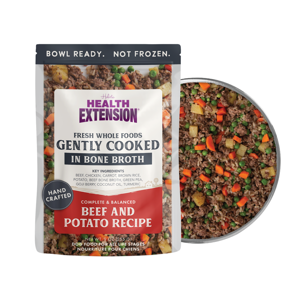 Gently Cooked Beef Dog Food 3 ounce / 40 Pack